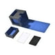 thumbnail image 5 of Caja para mazos de cartas coleccionables con fundas para más de 100 cartas diseño de ventana transparente con cajón soporte para cartas de juego Azul Negro Hugo, 5 of 9