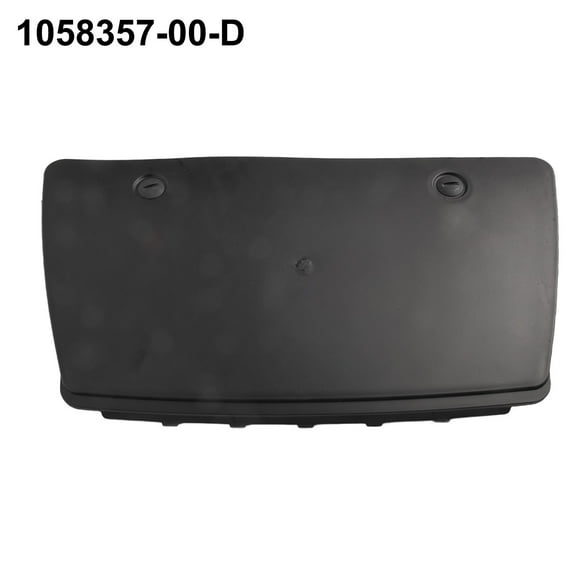 Rear Bumper Tow Hitch Cover Cap For Tesla For Model-X 2016-2021 1058357-00-D Plastic Black Exterior Accessories