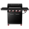 thumbnail image 2 of Black Propane BBQ - 3 Burner + Sear and Side Burners, 2 of 2