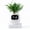 White, Gen 2, variant on ITIGOITIE Smart Flowerpot with Artificial Intelligence, Time & Temperature Display, Multiple Expressions, Ideal for Indoor Decoration & Gifts (Pink, Gen 2)