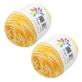 thumbnail image 1 of Under 10 DIY Knitting DIY 2pc Crochet Kit Yarn 5 of Rainbow Cotton Crochet DIY Sweater Scarf Line Cotton Wool Thread Cozy Cotton Wool Knitting Braided DIY Crochet, 1 of 9