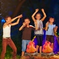 thumbnail image 4 of 2pcs Inflatable Fake Campfire Camping Props Bonfire Campfire Party Scene Decorations Artificial Flame Indoor Outdoor Camping Game Prop for Campfire Firewood Toy Halloween Party Gift, 4 of 7