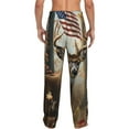 thumbnail image 7 of Salouo American Wildlife Deer Forest Print Pajama Pants for Men, Lounge Pants Elastic Waistband Casual Men's sleepwear Loungewear Sleep Pajama Pant -Medium, 7 of 7