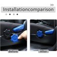 thumbnail image 3 of TINKI ABS Inner Car Seat Adjustment Button Cover Trim 3pcs for Toyota Tacoma 2016 2017 2018 2019 2020 2021 2022, 3 of 7