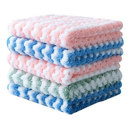 

Scouring Towel Pads Excellent Absorbency For Bathroom Use Mix Color 10PCS