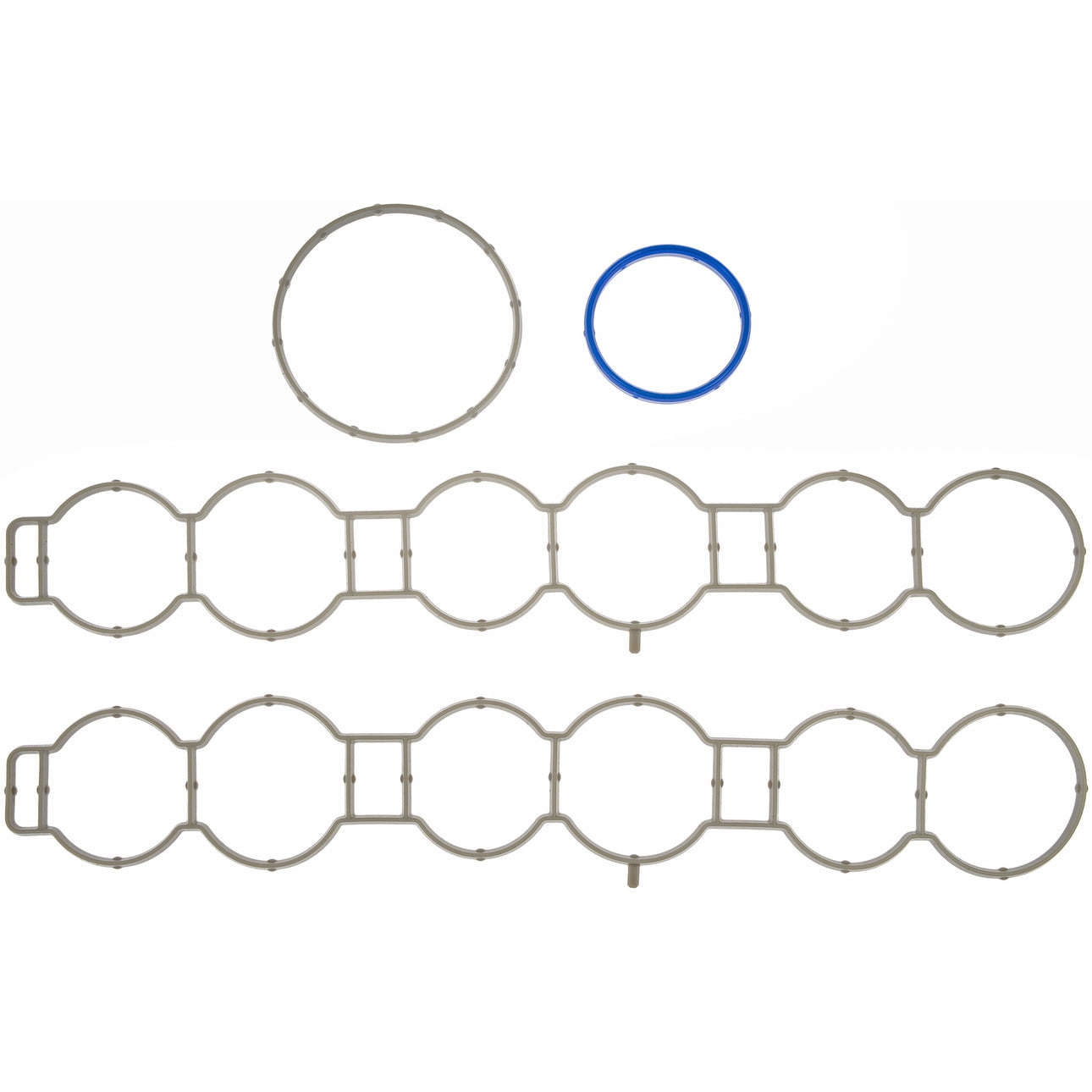 Dorman 615-311G Engine Intake Manifold Gasket Set for Specific Jeep / Ram Models, Gray; Blue