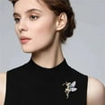 thumbnail image 7 of 1Pc Brooches and Pins for Women, Brooch Pins, Copper Delicate Rhinestone Angel Wing Brooch is the Perfect Gift for Wife Mother or Daughter, Purple, 7 of 7