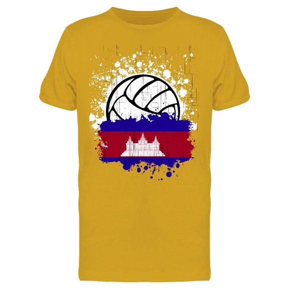 Volleyball Team Of Cambodia Tee Men's -Image by Shutterstock Men's T-shirt