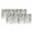 Sage Green White, variant on Green Brown Botanical Valances for Windows, Light Filtering Kitchen Curtain Valances 2 Panels, Farmhouse Eucalyptus Leaves Rustic Rod Pocket Short Window Treatments for Living Room Bedroom 42"Wx12"L