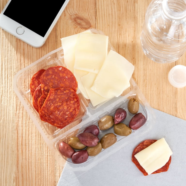Marketside Uncured Pepperoni Mozzarella Cheese Olives Snack Tray 3