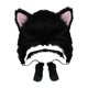 thumbnail image 1 of Sombrero de felpa Sunnimix Gato Negro, 1 of 7
