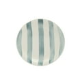 thumbnail image 4 of Gibson Home Kenwood Shores 16 Piece Stoneware Dinnerware Set, Hand-Painted Plates and Bowls, Service for 4 - Blue Striped, 4 of 15