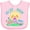 AD-Pink, variant on Inktastic My First Easter Cute Chick and Eggs Boys or Girls Baby Bib