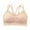 Beige, variant on Sports Bras for Women Cotton Comfort Wirefree Yoga Bras Spaghetti Straps Beauty Back Vest Bras