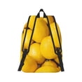 thumbnail image 3 of Daiia Ripe Yellow Lemon Vintage Canvas Backpack for Men and Women ,Hiking Backpack,Travel Laptop Bag for School,Large Capacity Backpack, 3 of 8