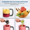 thumbnail image 3 of Ice Cream Maker, 11-in-1 Frozen Treat Maker for Gelato, Sorbet, Milkshakes, Mix-ins, (3) 19oz Pints, Brushless Motor, Ice Cream Recipes (Silver), 3 of 8
