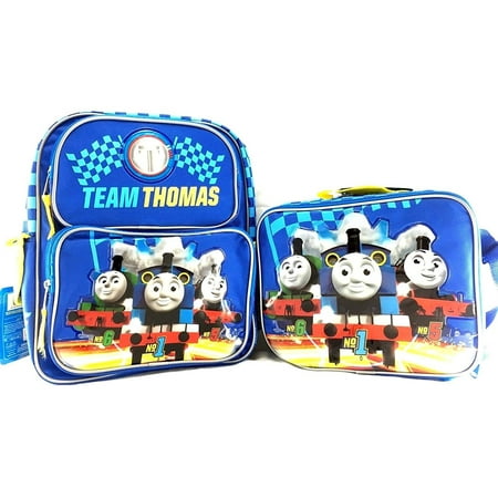 the Train Boys' No. 1 16" Backpack W/Matching Lunch Bag, zipperedWalmartpartment By Thomas