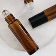 thumbnail image 6 of 10ml Amber Roller Bottles Glass Essential Oil Roll On Bottles Empty Roller Ball Applicator Rollerball Perfume Container., 6 of 8