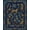 Navy Blue, Pattern 1, variant on ODIKA Wildlife Border Dinosaur Moth Tiger Rig Whimsical Print Jungle Playful for Small Living Room, Playroom, Bedroom, Easy Care Kids Safe