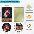 thumbnail image 2 of Vintage Chickens Have A Nice Poop Metal Tin Sign 12x8 Inch Chicken Funny Metal Poster Funny Chicken Tin Sign Home Kitchen Garden Bar Pub Restaurant Bathroom Are Wall Decor, 2 of 12