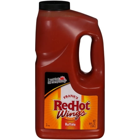 Frank's RedHot Buffalo Wing Sauce, 64 fl oz (Best Bottled Buffalo Wing Sauce)