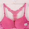 thumbnail image 1 of Clearance Sale Womens Front Closure Lace Racer Back Push Up Seamless Bra Racerback Bra, 1 of 6