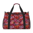 thumbnail image 1 of Balery Red Lips Kissing Bolsa de Gimnasio para Mujeres, Bolsa de Viaje con Bolsillo Húmedo, Bolsa de Fin de Semana para Mujeres, Bolsa de Viaje Resistente al Agua, 1 of 7