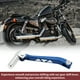thumbnail image 5 of Palanca de cambio de motocicleta plegable para Kayo T4, pedal de aleación de aluminio, brazo de palanca de cambio, palanca azul con cabeza plateada, 5 of 6
