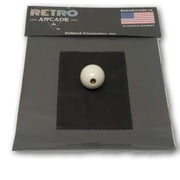 Classic Arcade Joystick Ball Top - WHITE, by RetroArcade.us
