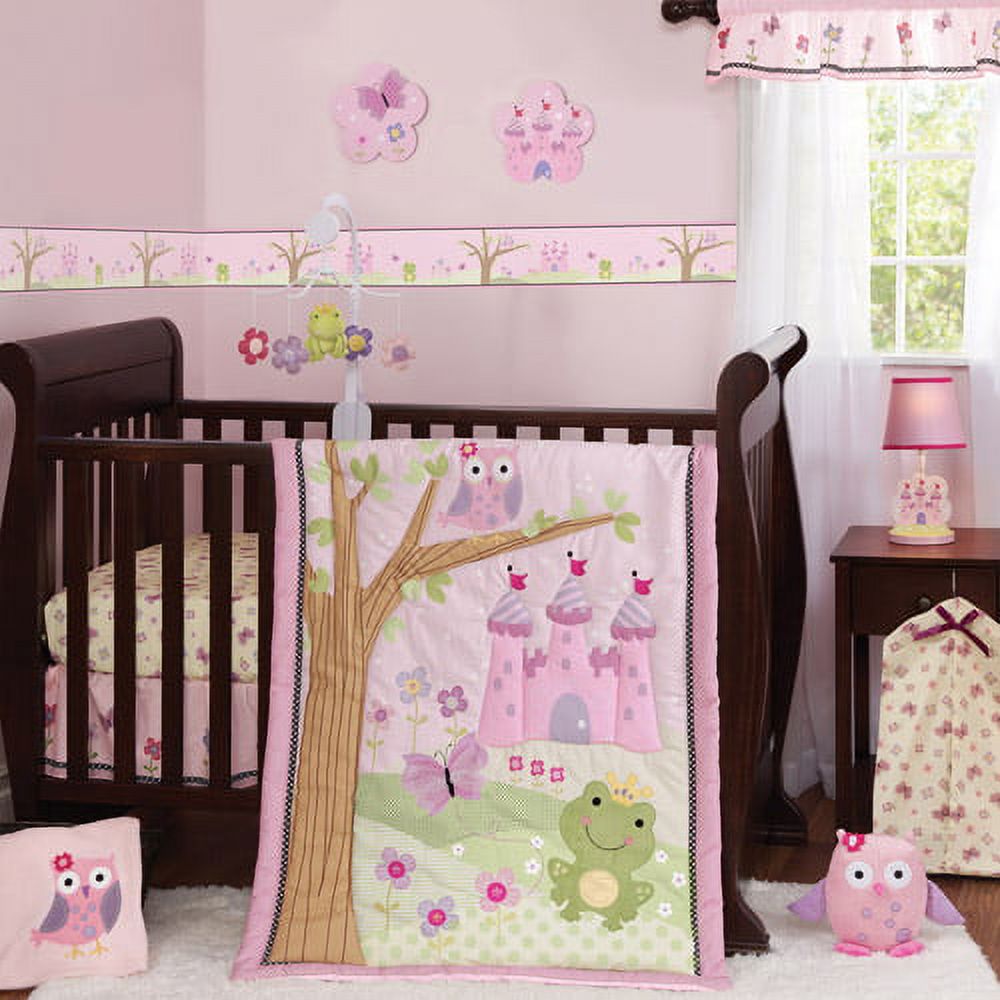 Lambs & Ivy Bedtime Originals Magic Kingdom 3 Piece Crib Bedding Set, Pink - image 4 of 4