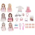 thumbnail image 1 of Doll Body 3D Big Eyes Realistic Eyelash Girl Dolls con caja Cumpleaños estilo 1 Zulema muñeca bjd cuerpo de niña, 1 of 8