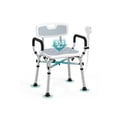 thumbnail image 1 of Silla de ducha VFAUOSIT para personas mayores y discapacitadas con capacidad de 250 kg, 1 of 9