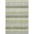 thumbnail image 2 of Addison Rugs Mayfield Premium Machine Washable Transitional Stripes Aloe Rectangle Rug, 8' x 10', 2 of 7