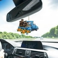 thumbnail image 2 of Ornements Suspendus Mignons en Forme de Chien de Voiture 3D, 2 of 9