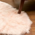 thumbnail image 6 of Super Area Rug Glam Solid Print Shag Area Rug, 2' x 4', 6 of 7