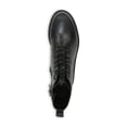 thumbnail image 3 of SAM EDELMAN Womens Black Comfort Stretch Water Resistant Lydell Round Toe Block Heel Lace-Up Leather Combat Boots 6.5 M, 3 of 3