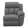 thumbnail image 3 of Bahrain Modular Sectional RAF Power Recliner Charcoal, 3 of 5