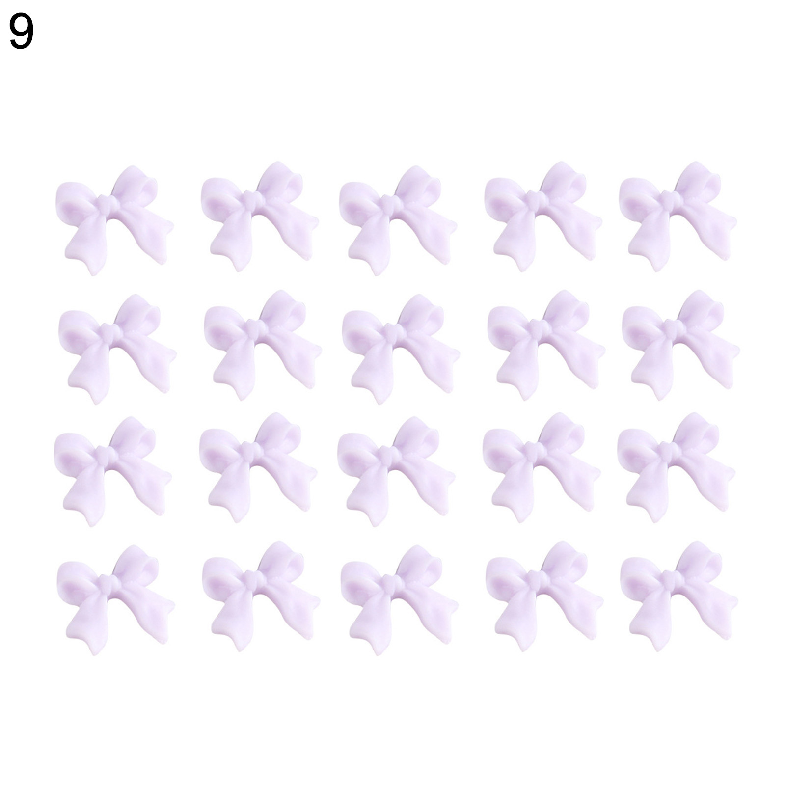Orchidleaf 62-Piece Colorful Bowknot Resin Cabochons - Decorative Resin Flowers & Pearls For DIY Crafts, Phone Cases, Hair Accessories