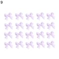 thumbnail image 1 of Opolski Pack Of 20/Set Nail Bowknot Decoration Frosted 3D Effect Resin Nail Art Decorations Colorful Bow Ornament for Female, 1 of 8
