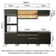 thumbnail image 3 of Cocina Integral Completa Modular Madesa Reims 260cm Negro 02, 3 of 10