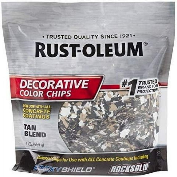 Rust Oleum Bronze Blend Paint Chips