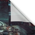 thumbnail image 3 of Ambesonne Zombie Kitchen Curtains, Fearful Vampire, 55"x39", Multicolor, 3 of 3