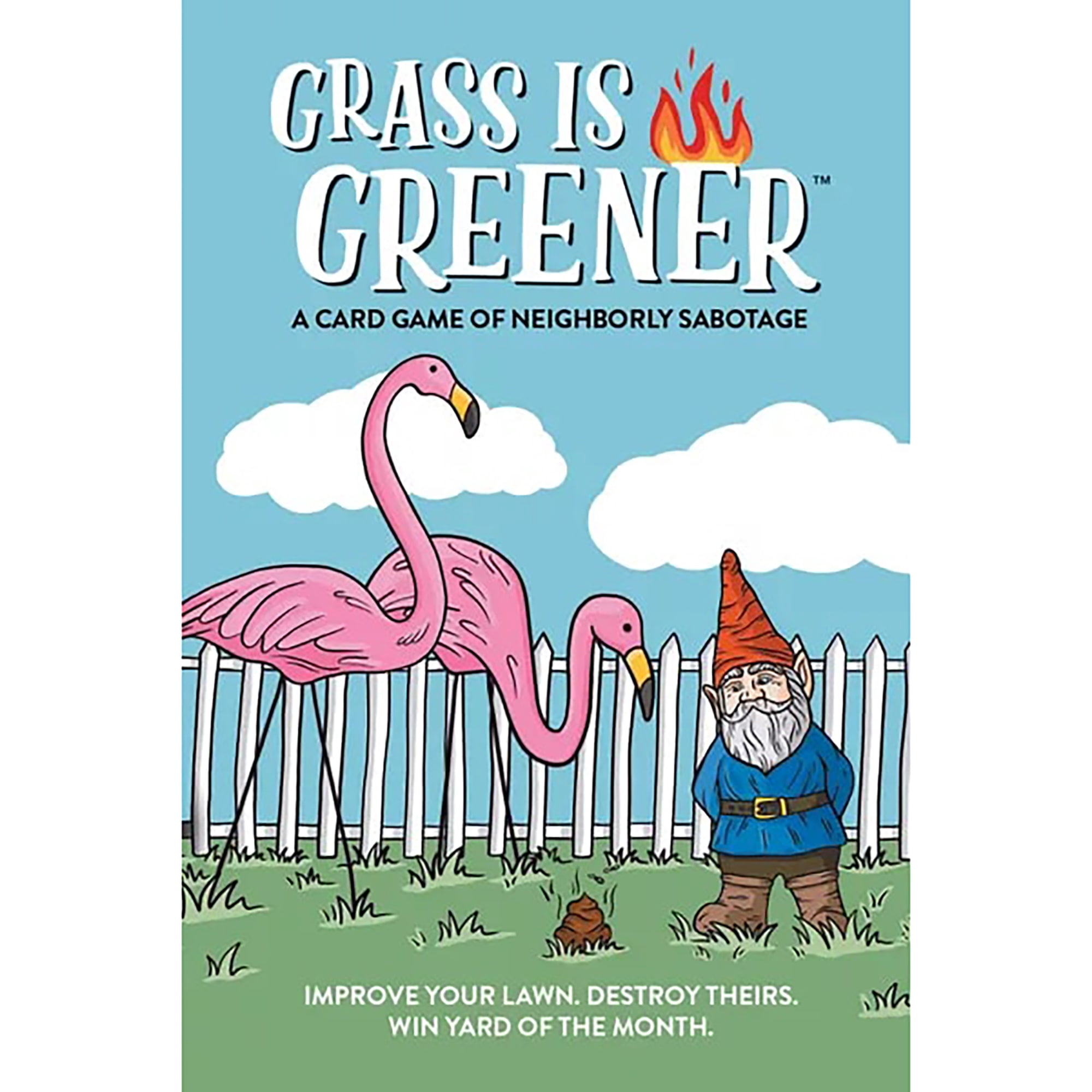Blue Star Press: Grass Is Greener - A Card Game Of Neighborly Sabotage, Strategize & Scheme, Humorous Family Game Night, Ages 13+, 2-6 Players