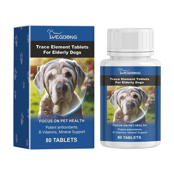 YEGBONG Senior Dog Micro-Nutrient Vitamin Tablets 80 Ct