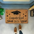 thumbnail image 4 of Graduation Season Front Door Mat 2025 Welcome Mat For Front Door With Non Backing Easy To Clean Entry Mats For Indoor Outdoor Porch Home Sized Throw Blanket Furry Rugs Rugs Dorm Room Huge Blanket, 4 of 4