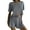 Blue, variant on Tnhcen Women's 2 Piece Sets Casual Summer Pajamas Outfits Short Sleeves Shorts Lounge Set Homewear S-2XL