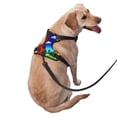thumbnail image 3 of Lsque Geometry Dash Dog Harness, No-Pull Pet Harness with 2 Leash Clips, Adjustable Soft Padded Dog Vest with Easy Control Handle for Large Dogs-Large, 3 of 9