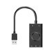 thumbnail image 1 of Tarjeta de sonido externa USB portátil Micrófono Auricular 2 en 1 Salida de 3 puertos Adaptador de computadora para computadora portátil Yuarrent EL1109-00B, 1 of 2
