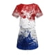 thumbnail image 5 of Mini Vestido de Verano Color Sólido Cuello en V Manga Corta Vestido de Becerro Medio, Vestido Corto de Verano, 5 of 5