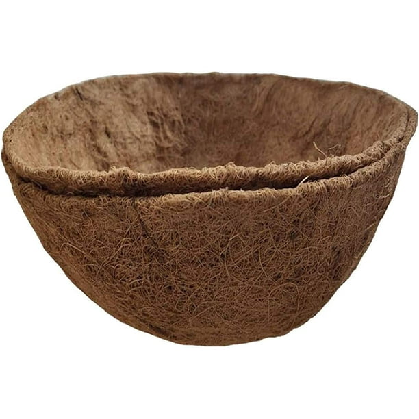 16 inch Coco Liner for planters, 2PCS Round Replacement Plant Basket